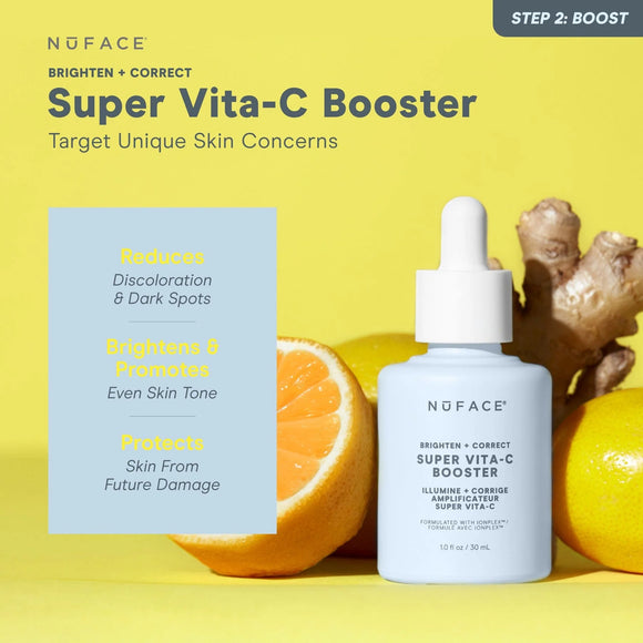 NUFACE Brighten + Correct Super Vita-C Booster 30 ml